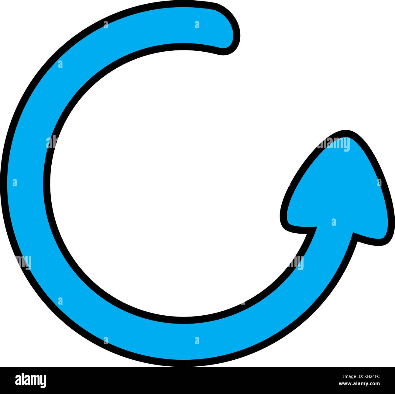 arrow around isolated icon Stock Vector Image & Art Alamy