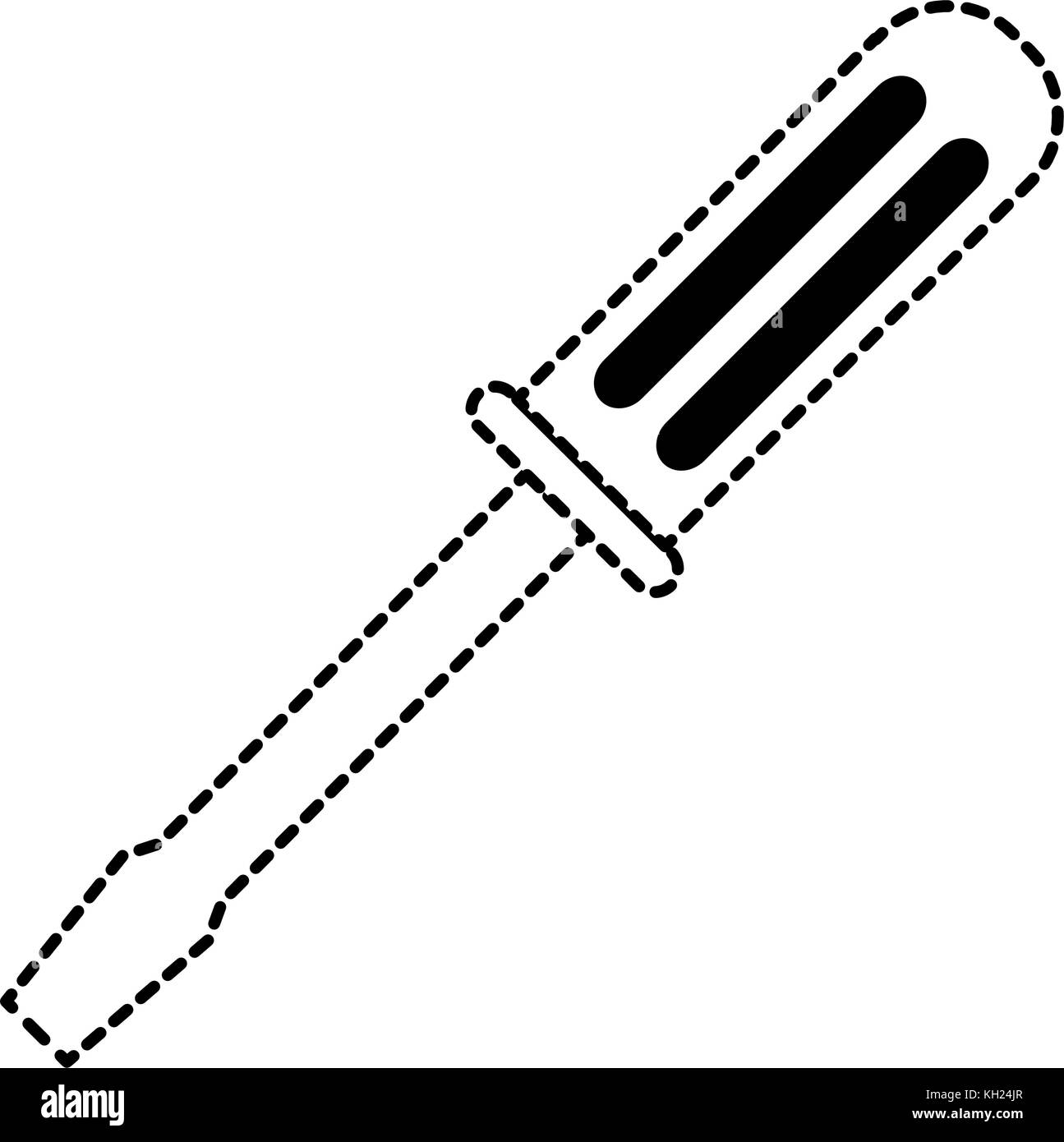 screwdriver tool isolated icon Stock Vector