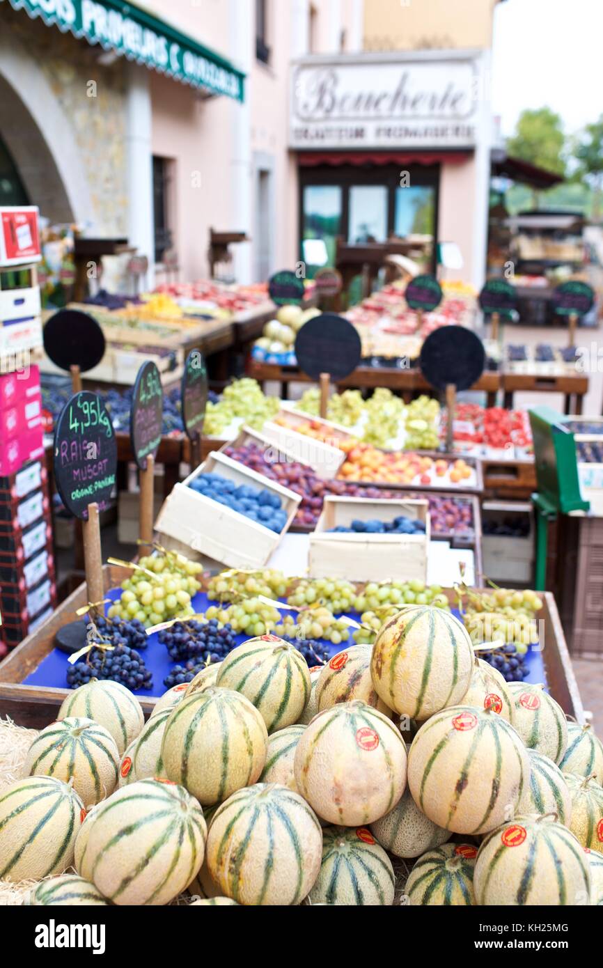 French local market Stock Photo