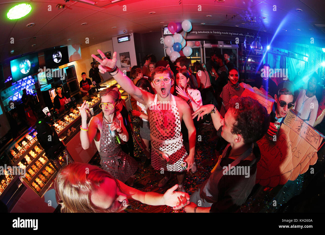 Greggs transformed their shop in Birmingham city centre into a
