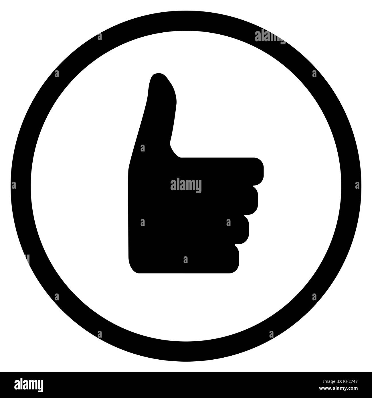 Like icon black. Like button thumbs up, like icon for social media, and