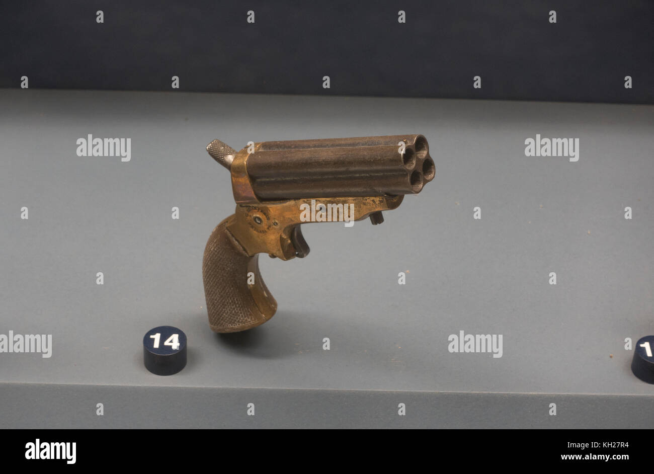 A Sharps Model Derringer (c. 1859) 4shot pepperbox pistol, National