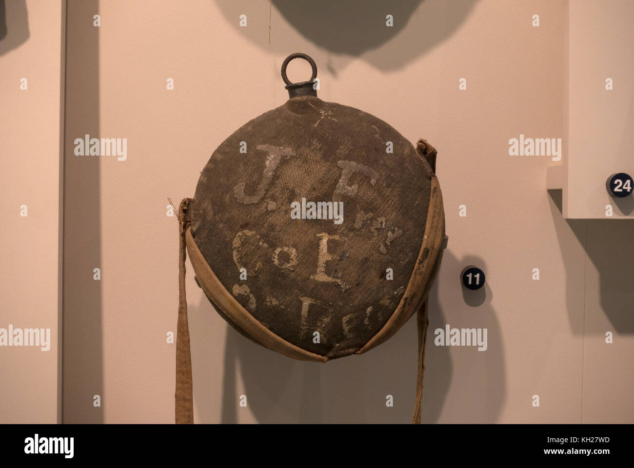 A water canteen form the 1860's, National Civil War Museum, Lincoln