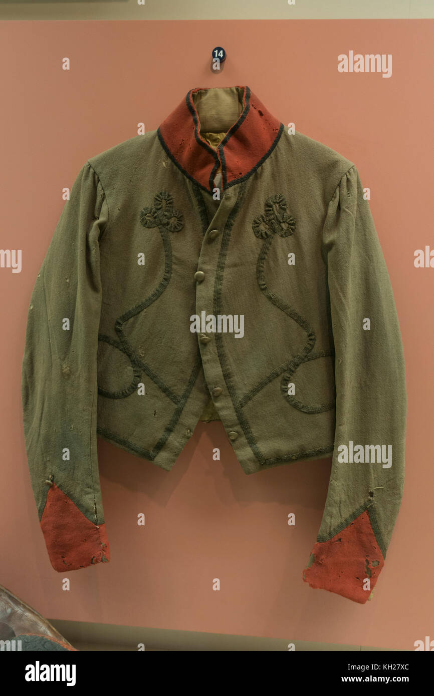 A Confederate Zouave style jacket (c. 1862), National Civil War Museum