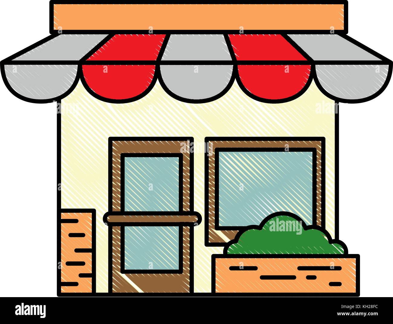 Store Front Isolated Icon Stock Vector Image Art Alamy