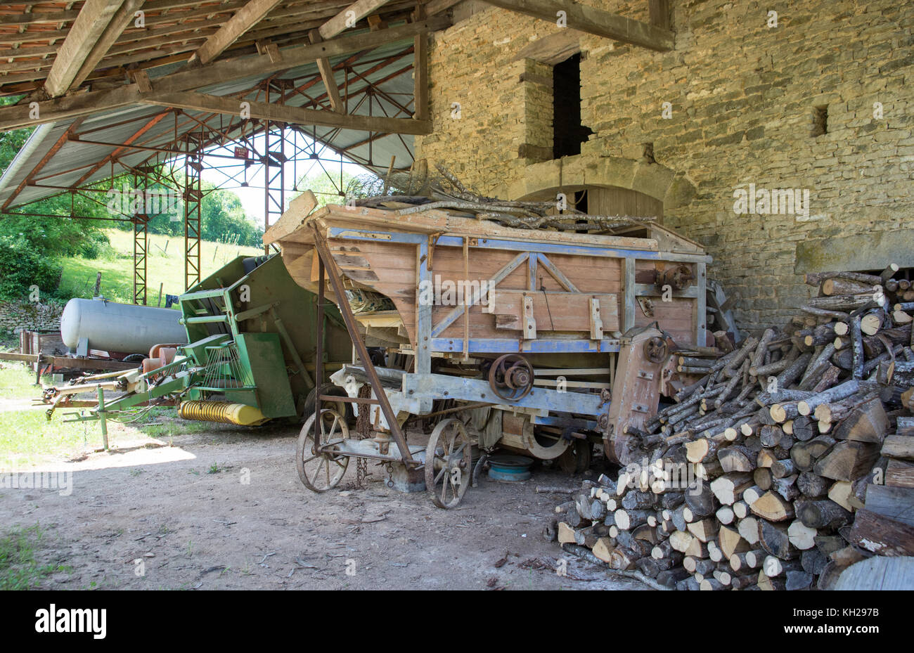 Old agriculture equipment hi-res stock photography and images - Alamy