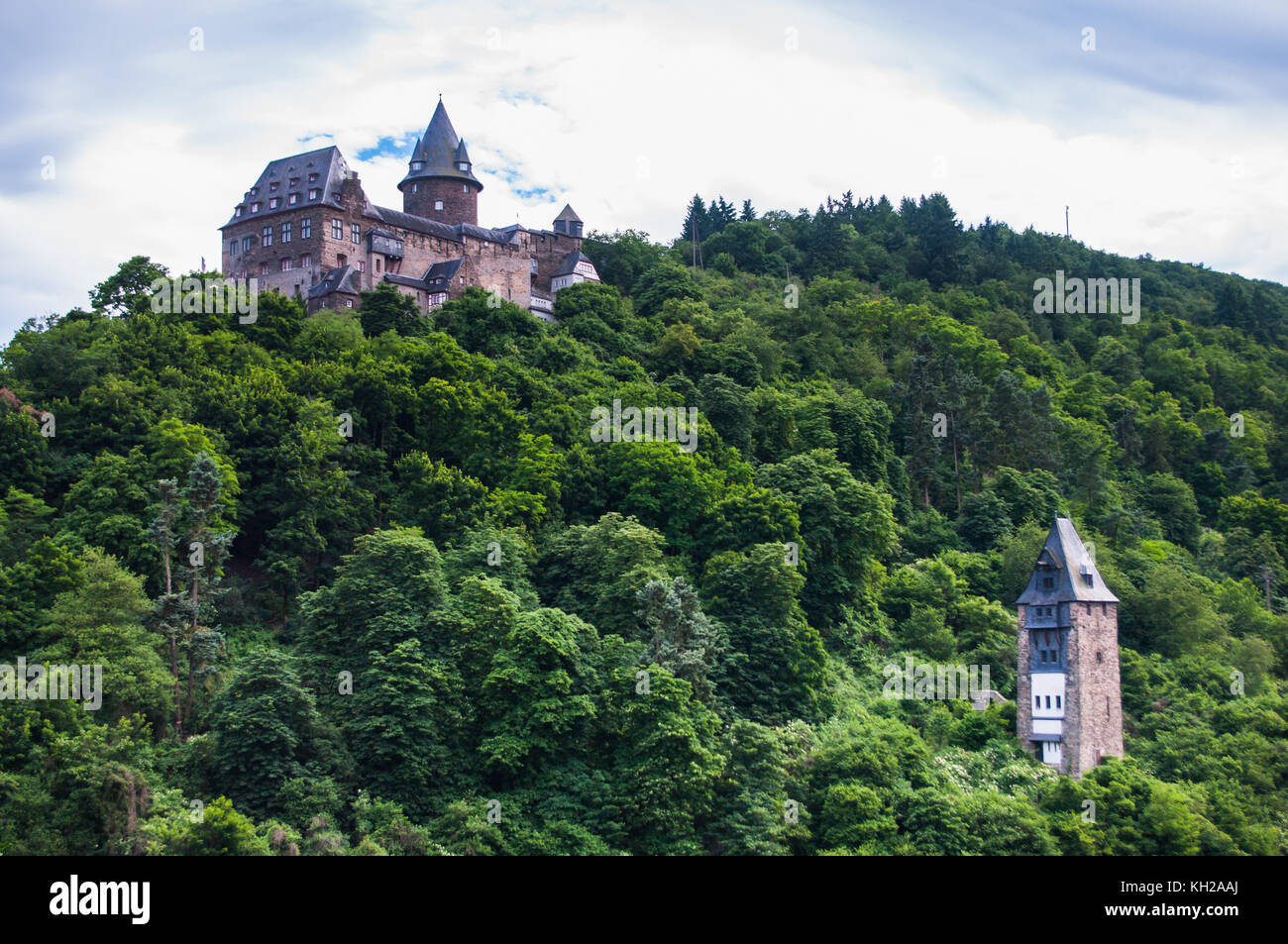 Bacharach located in Germany Stock Photo