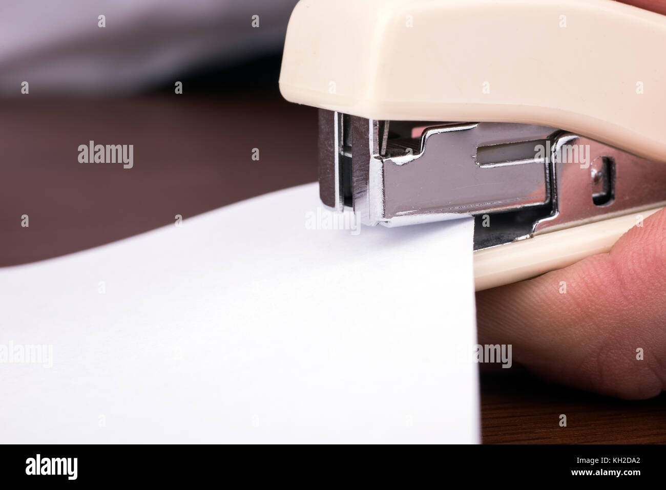Stapler stapled paper hi-res stock photography and images - Alamy