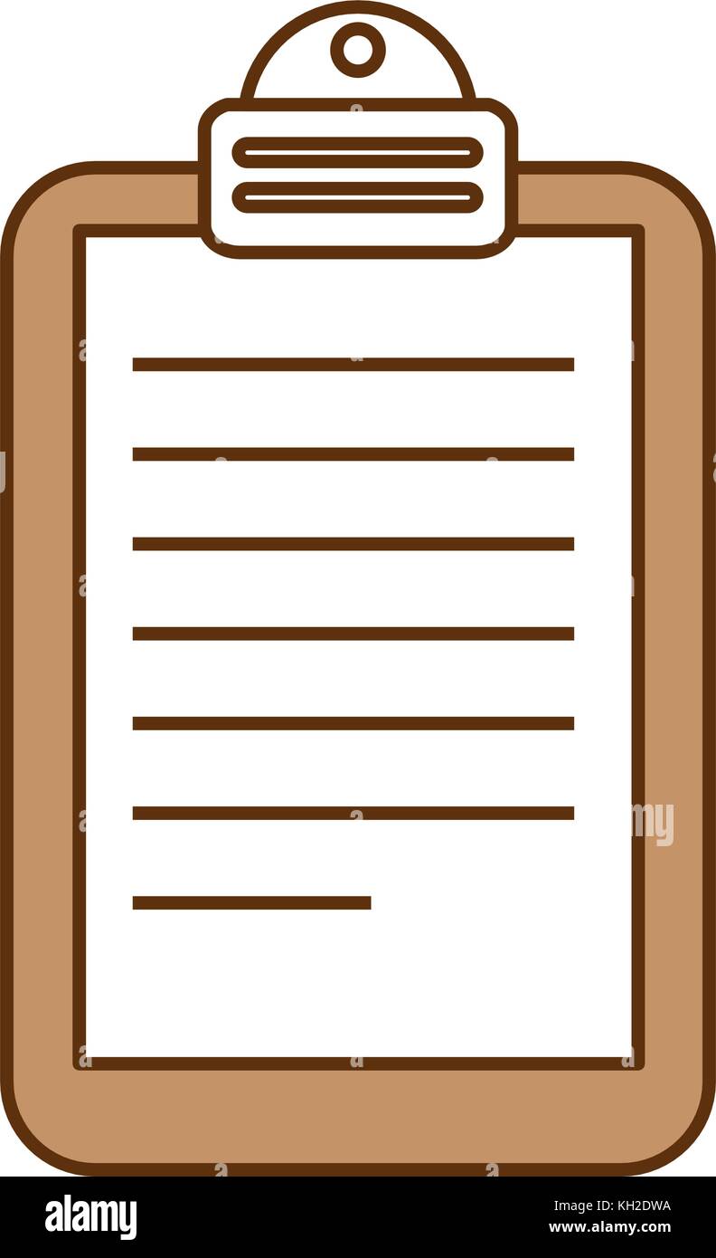 paper clipboard isolated icon Stock Vector Image & Art - Alamy