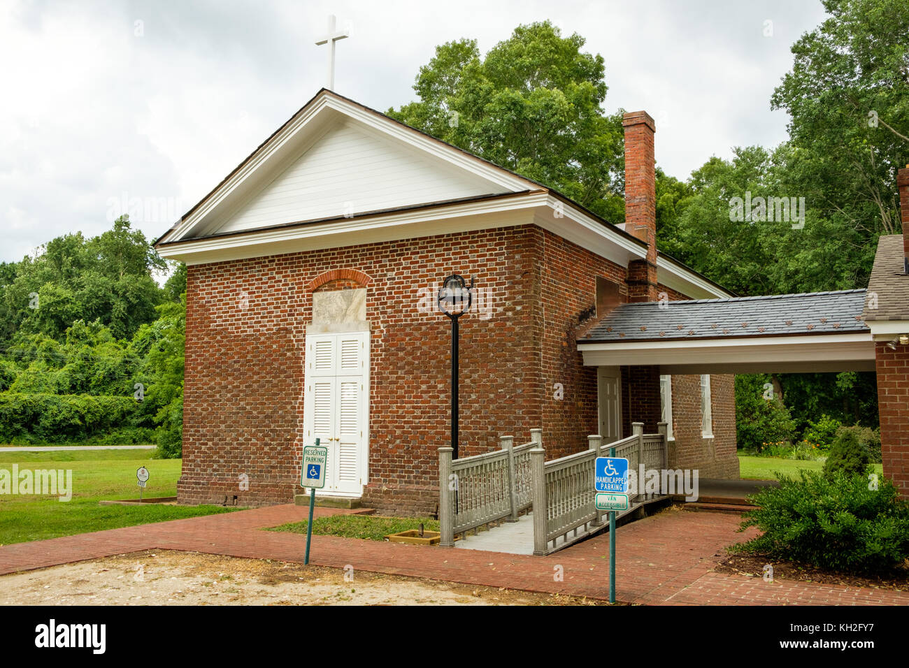 Glebe Episcopal Church, 4400 Nansemond Parkway, Suffolk, Virginia Stock
