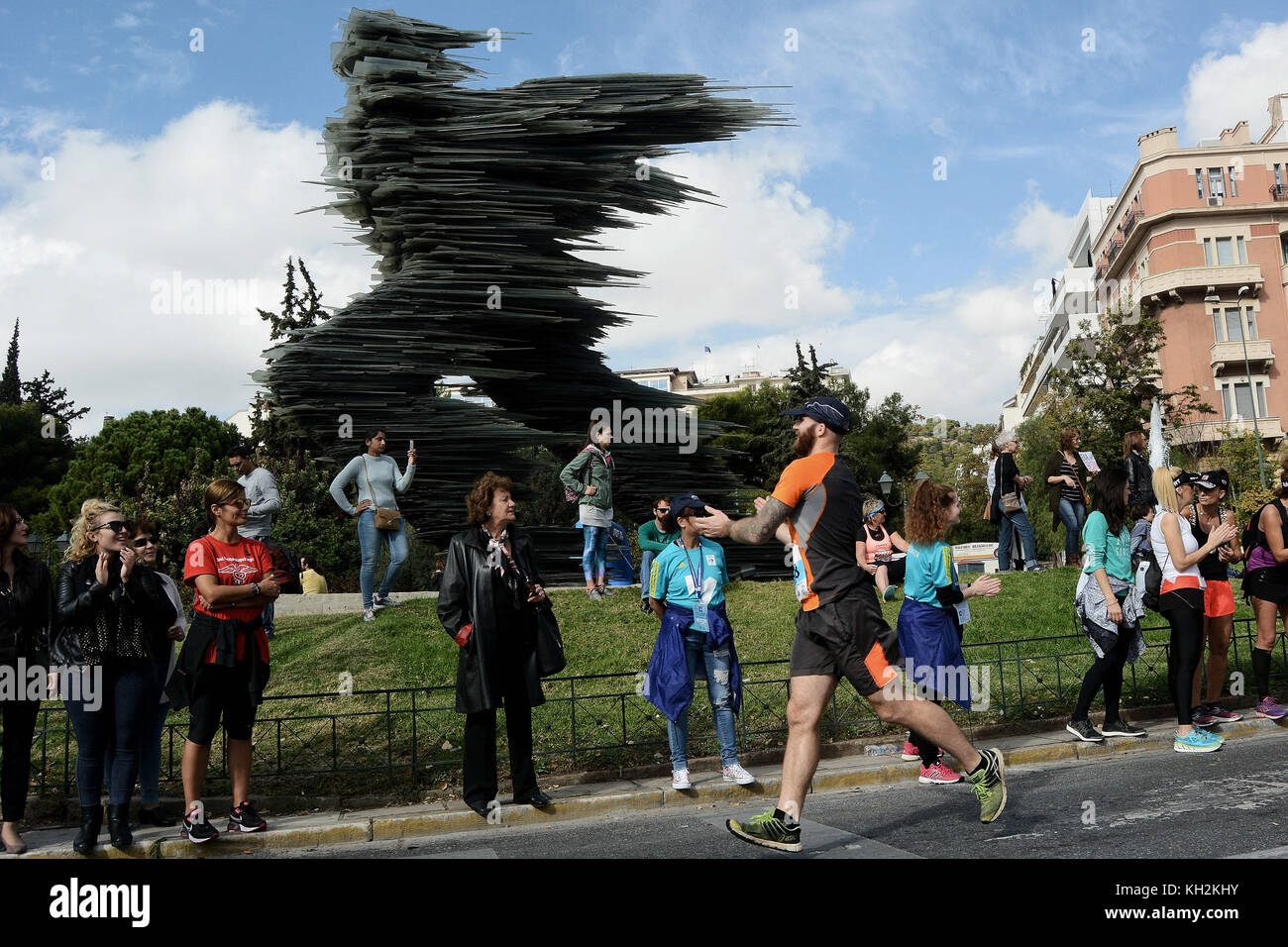 Runner statue athens hires stock photography and images Alamy