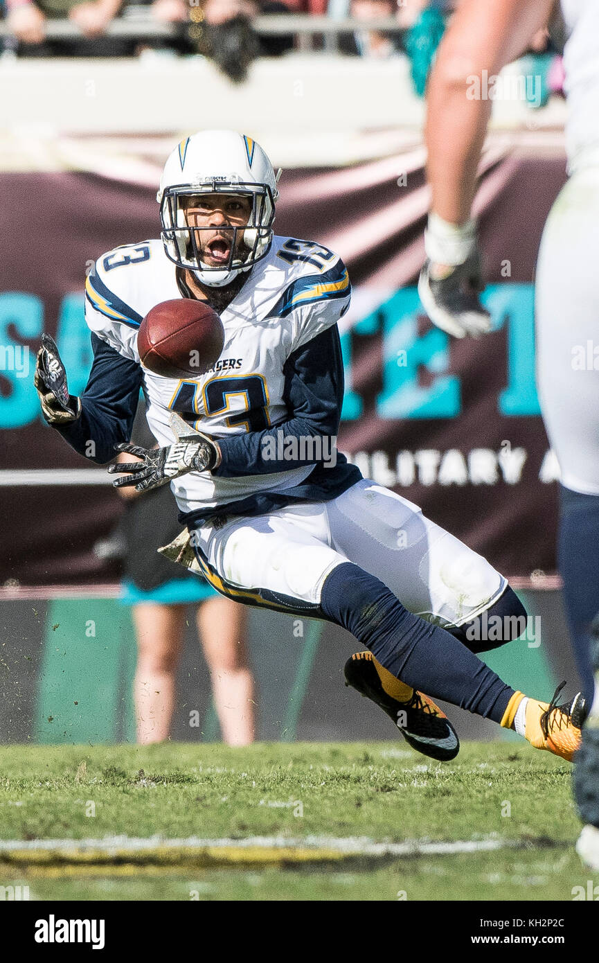 Jacksonville, FL, USA. 12th Nov, 2017. Jacksonville Jaguars