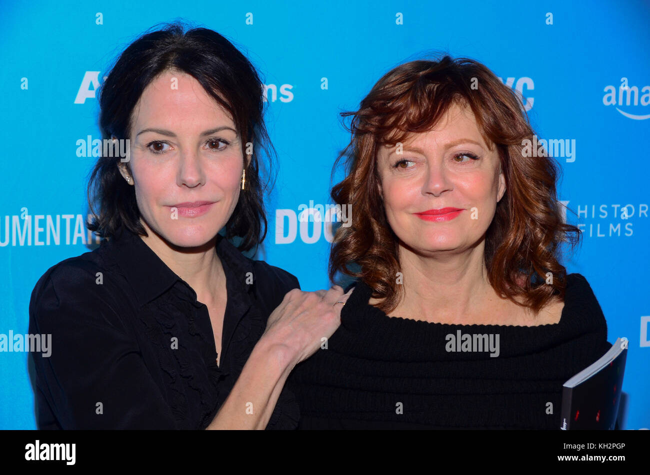 New York, NY, USA. 12th Nov, 2017. Mary Louise-Parker (L) and Susan