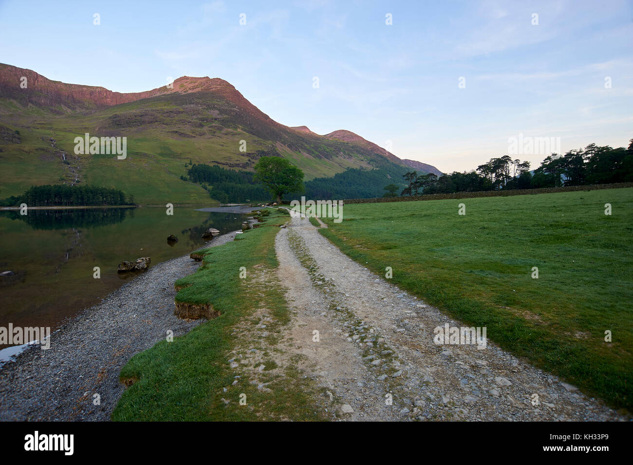 Buttermere The Lake District National Park Cumbria UK GB England Stock ...