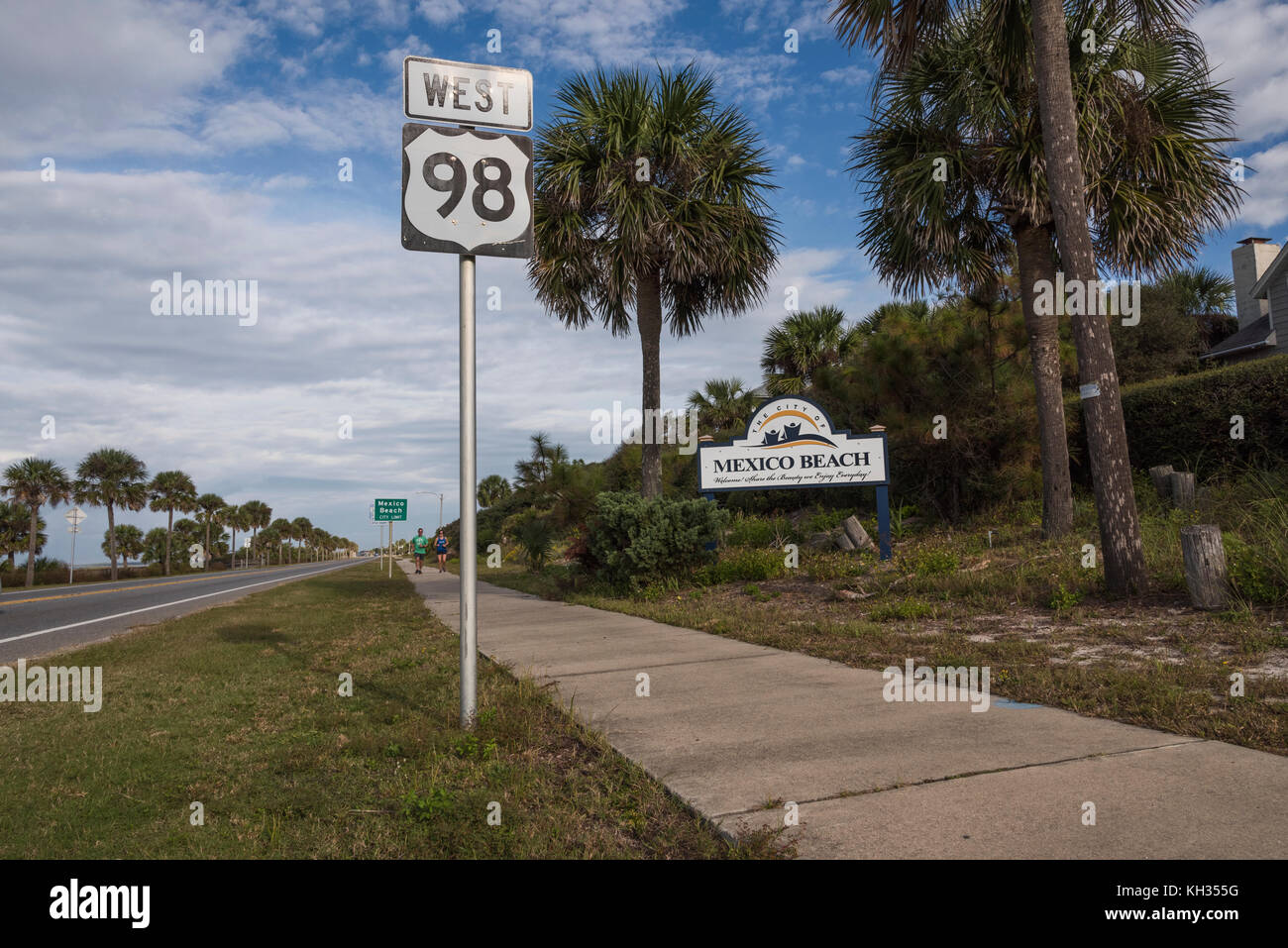 Mexico City Beach, Florida Stock Photo - Alamy