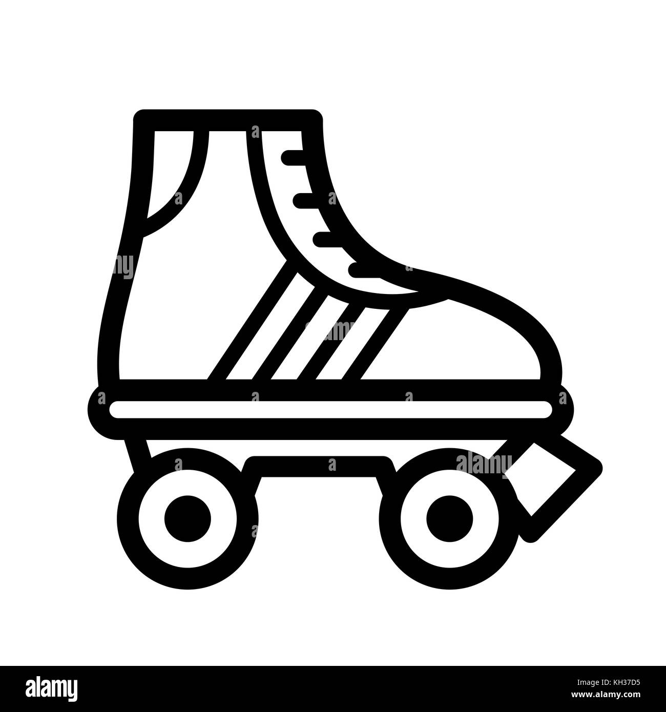 Roller skate icon - vector illustration Stock Vector