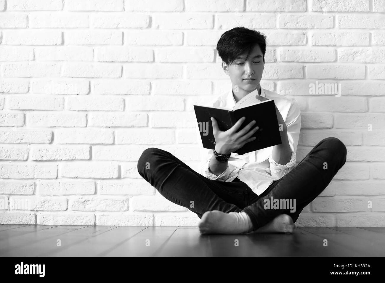 Attractive student school Black and White Stock Photos & Images - Alamy