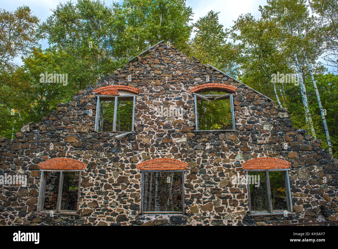 Delaware Copper Mine ruins, Keweenaw National Historic Park, Michigan