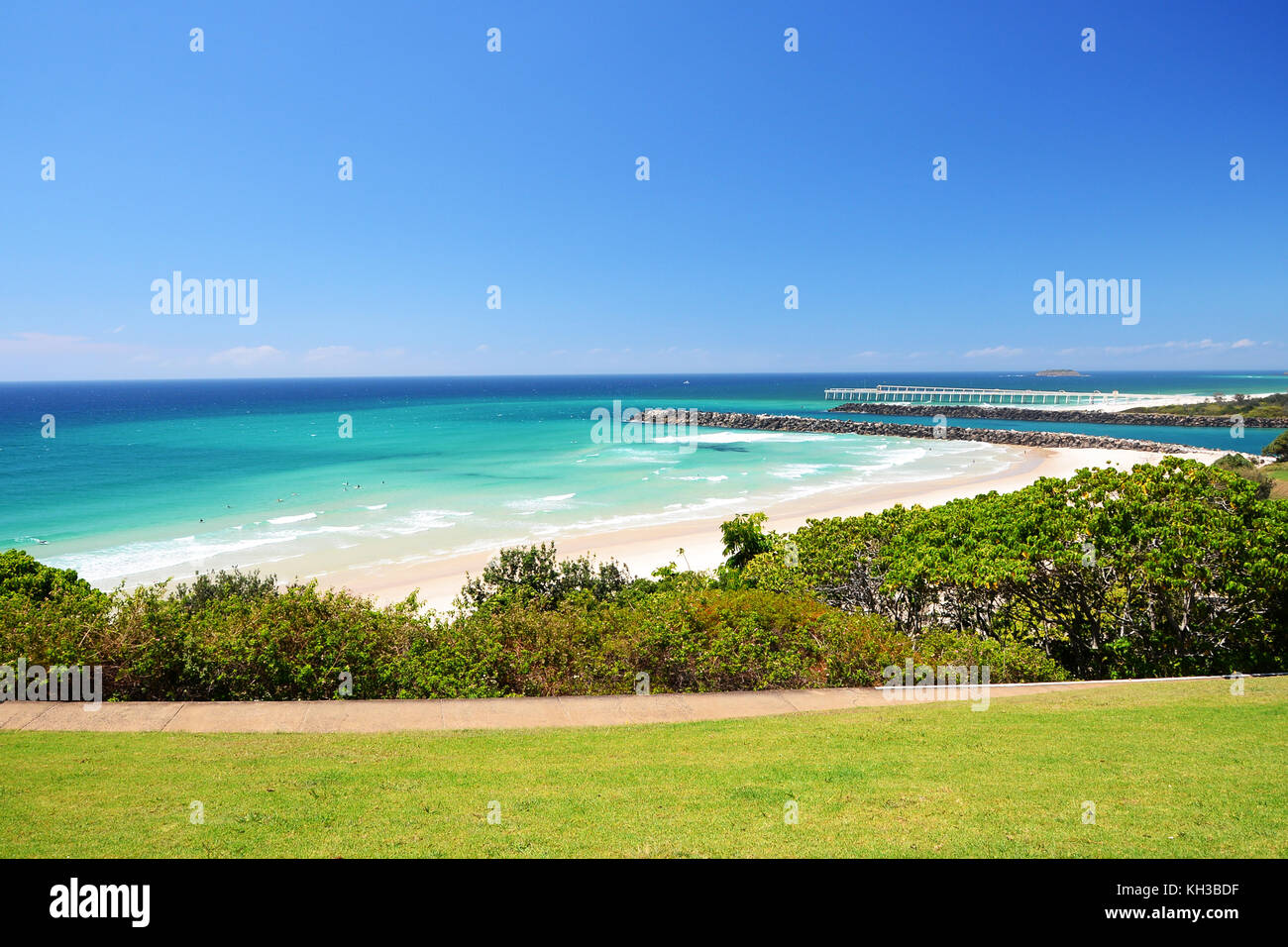Duranbah beach, Australia Stock Photo