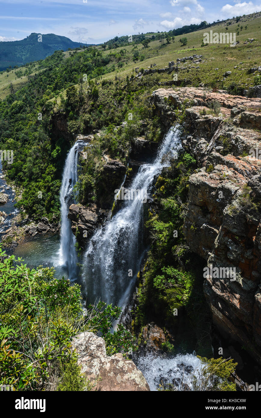 Lisbon Falls is the highest waterfall in Mpumalanga, South Africa. The