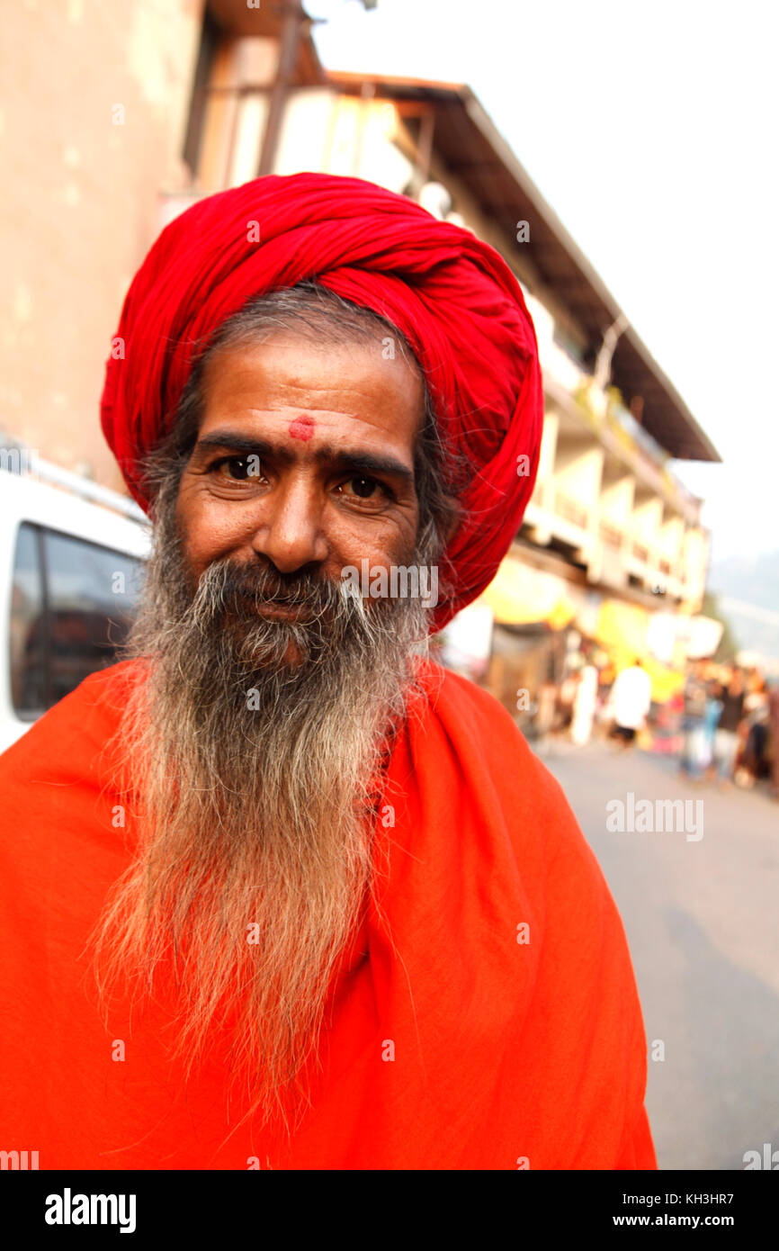 Sadhu (Baba), Hindu Priest, Indian Holy Man, Badarinath, Himalayas