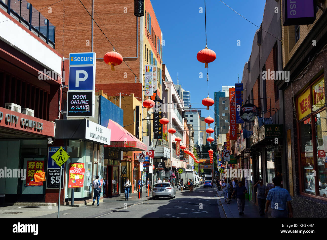 Chinatown Precinct at eastern end of Little Bourke Street in the