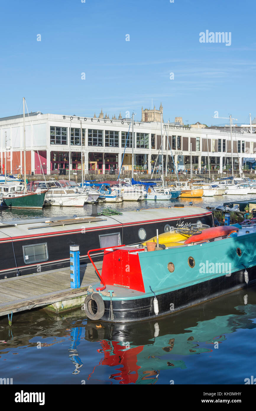 Floating Harbour, Harbourside, Bristol, England, United Kingdom Stock Photo
