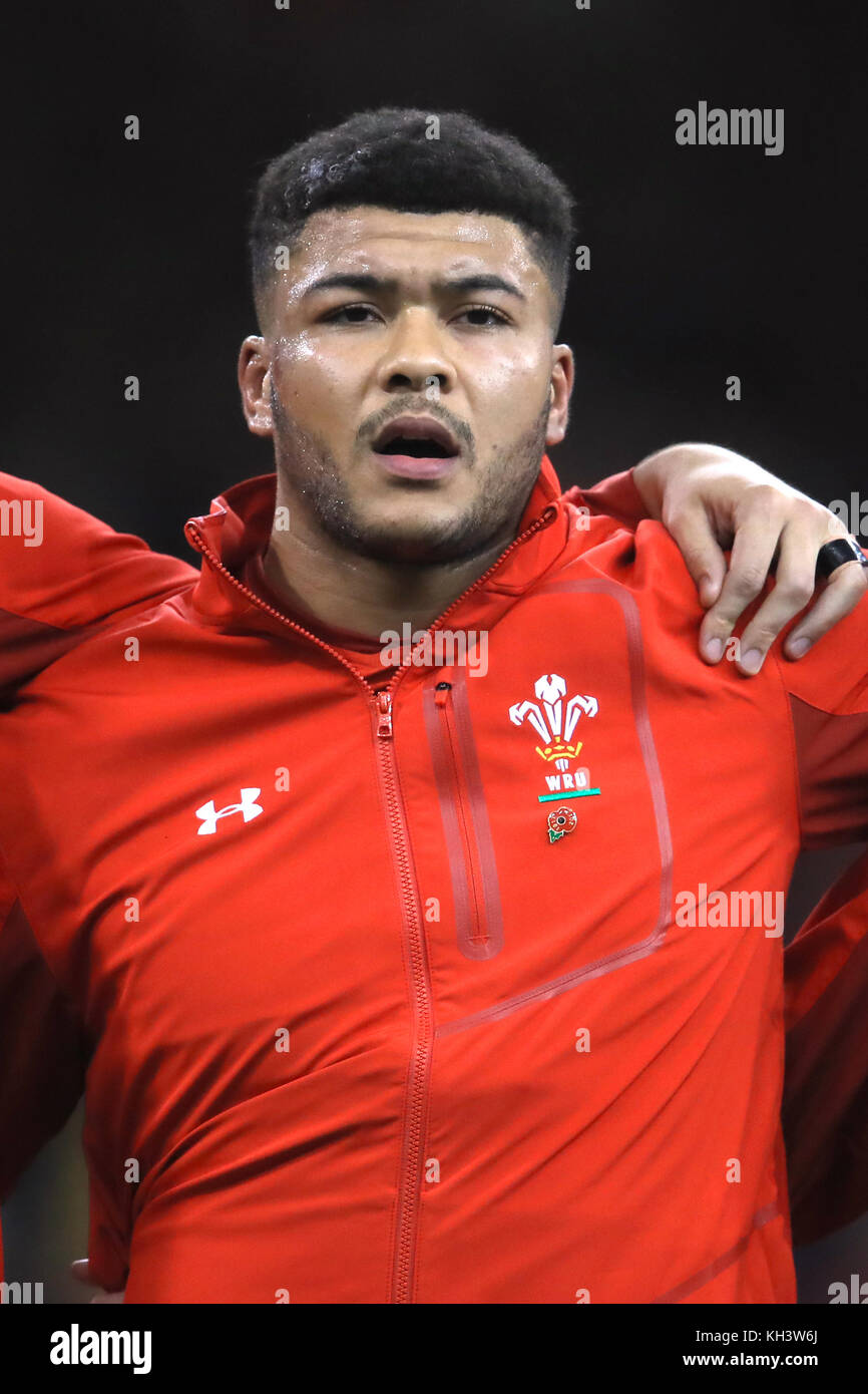 Wales' Leon Brown Stock Photo Alamy