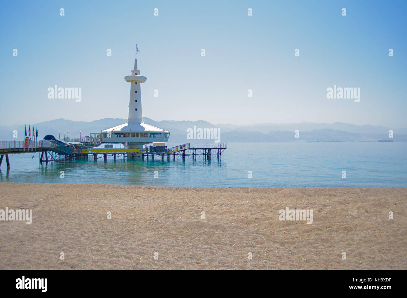 Famous place to travel in Eilat Stock Photo