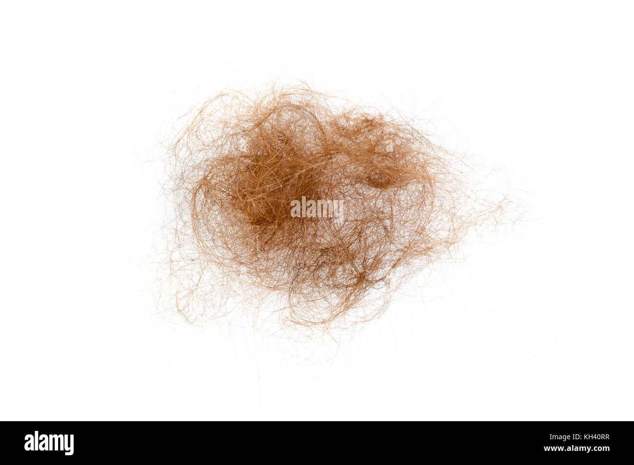 Bunch of hair. Hair loss concept Stock Photo