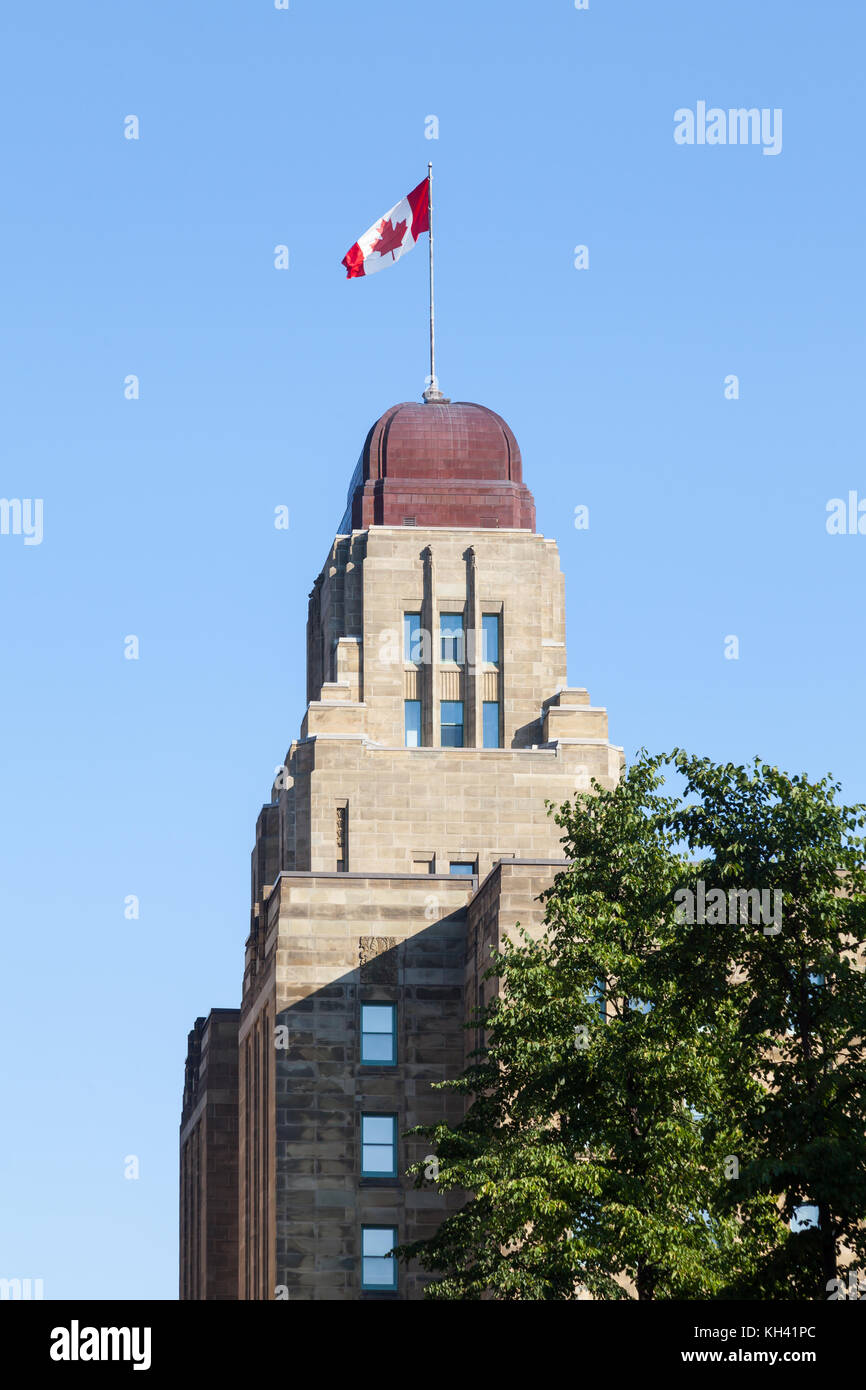 The Dominion Public Building in Halifax, Nova Scotia, Canada is an art deco building. Stock Photo