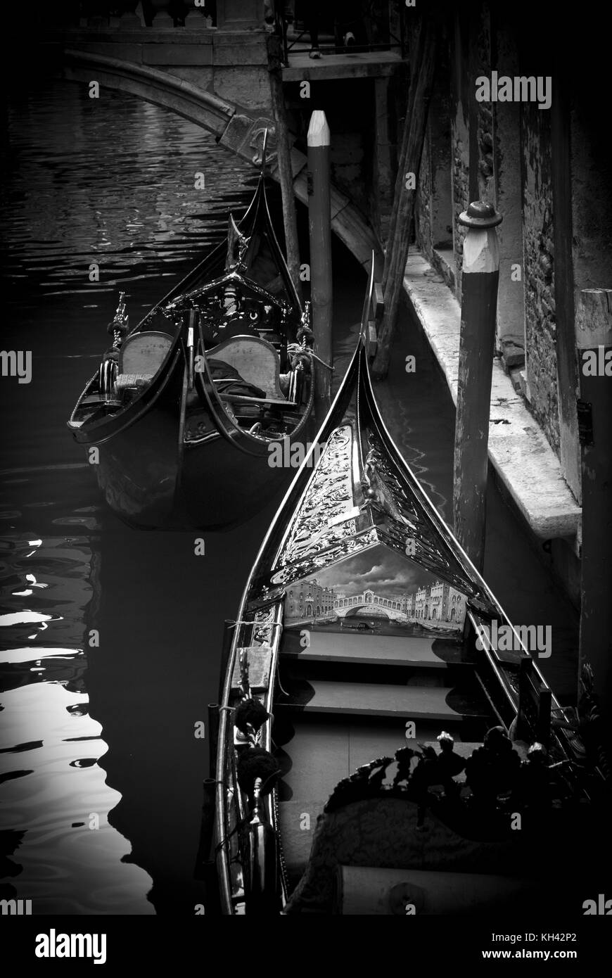 Gondolas in Venice Stock Photo Alamy