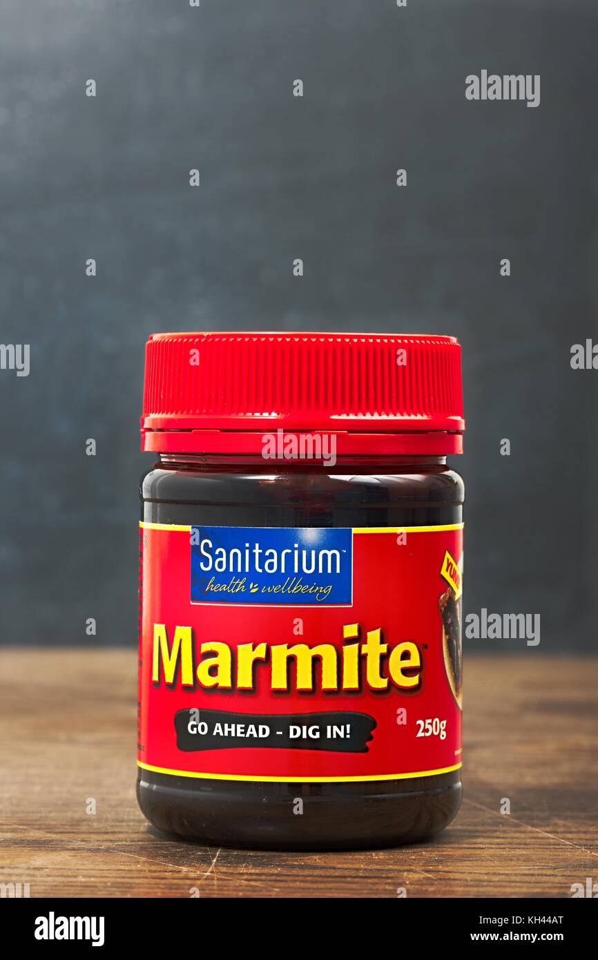 Jar of Marmite from New Zealand Stock Photo - Alamy