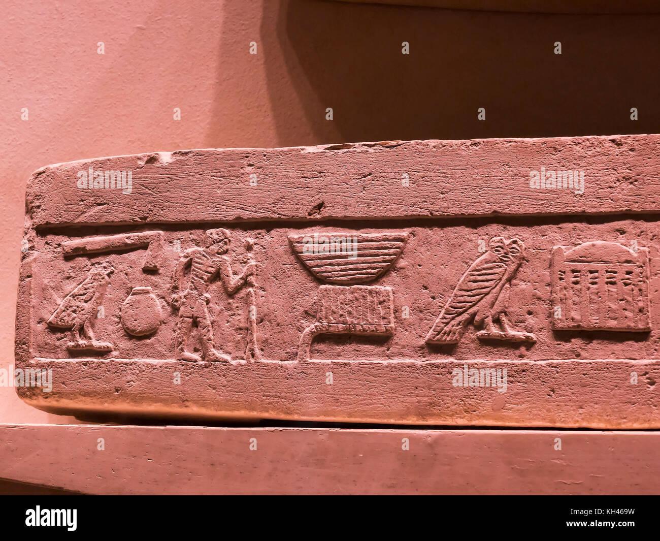 Exhibits in the world Famous Egyptian Museum in Turin the largest Egyptian collection outside