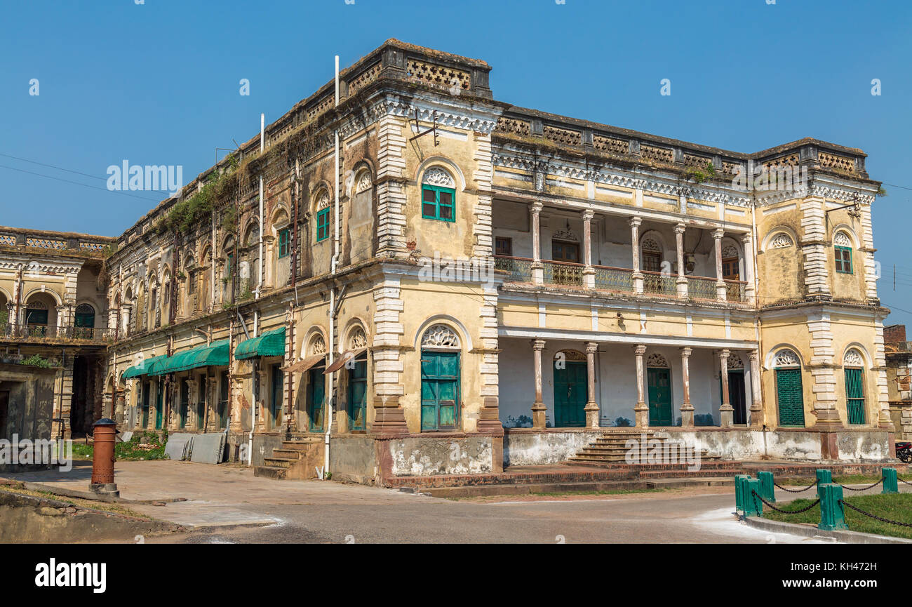 Heritage ancient royal residential building at Ramnagar Fort, Varanasi, India. Stock Photo