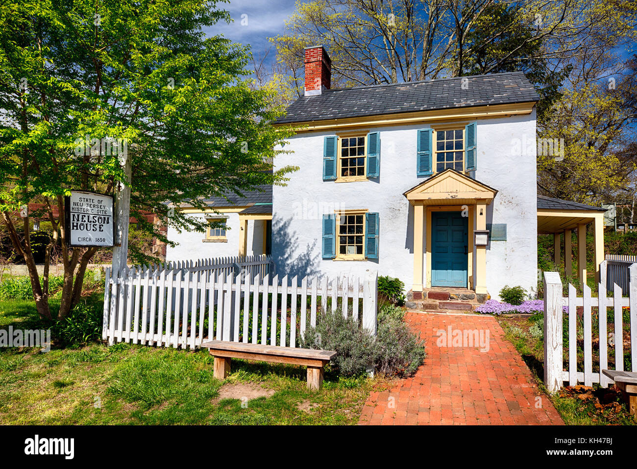 View of the Historic Nelson House in the Washington Crossing State Park