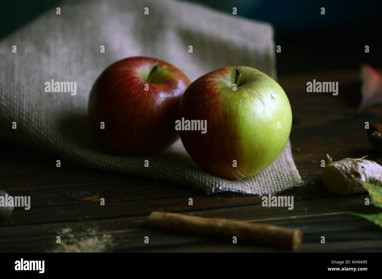Christmas hot spiced apple drink