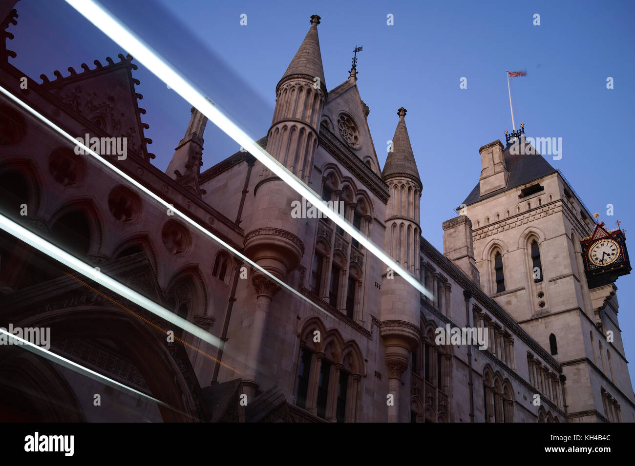 Royal Courts of Justice, the Strand, London, UK Stock Photo