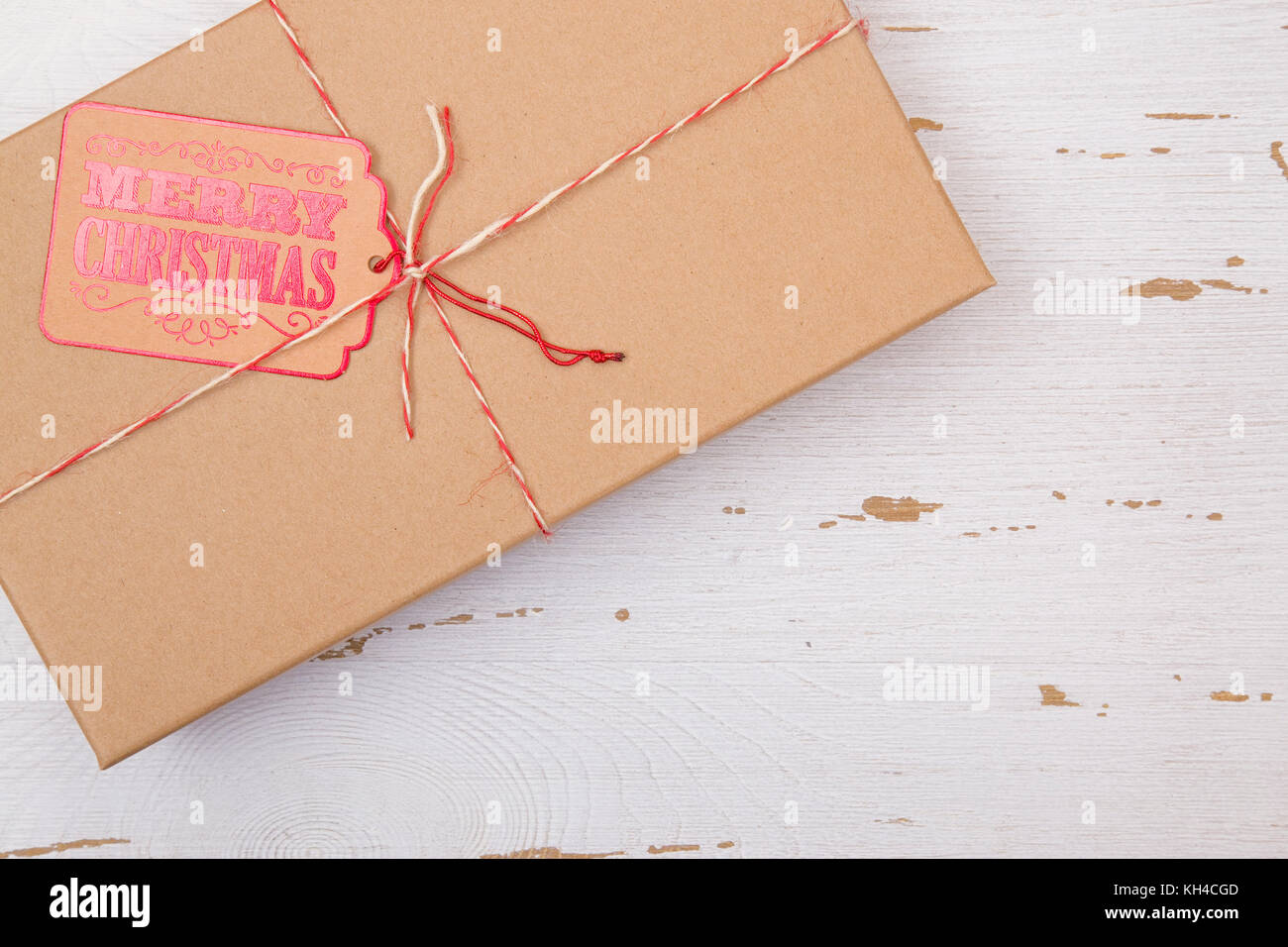 Brown Paper Package Tied up with String Stock Photo - Alamy