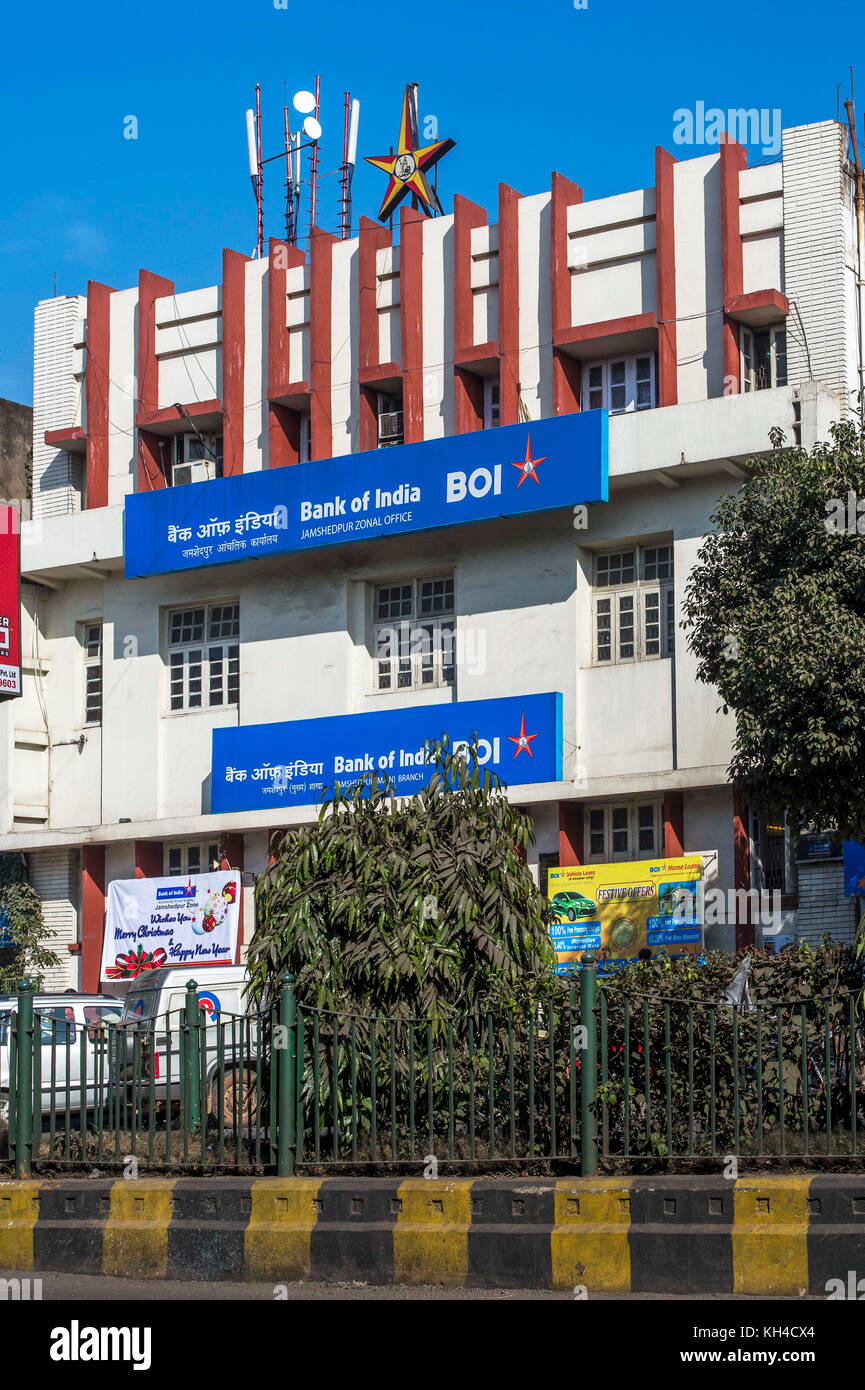 Bank of India zonal office, Jamshedpur, Jharkhand, India, Asia Stock Photo  - Alamy