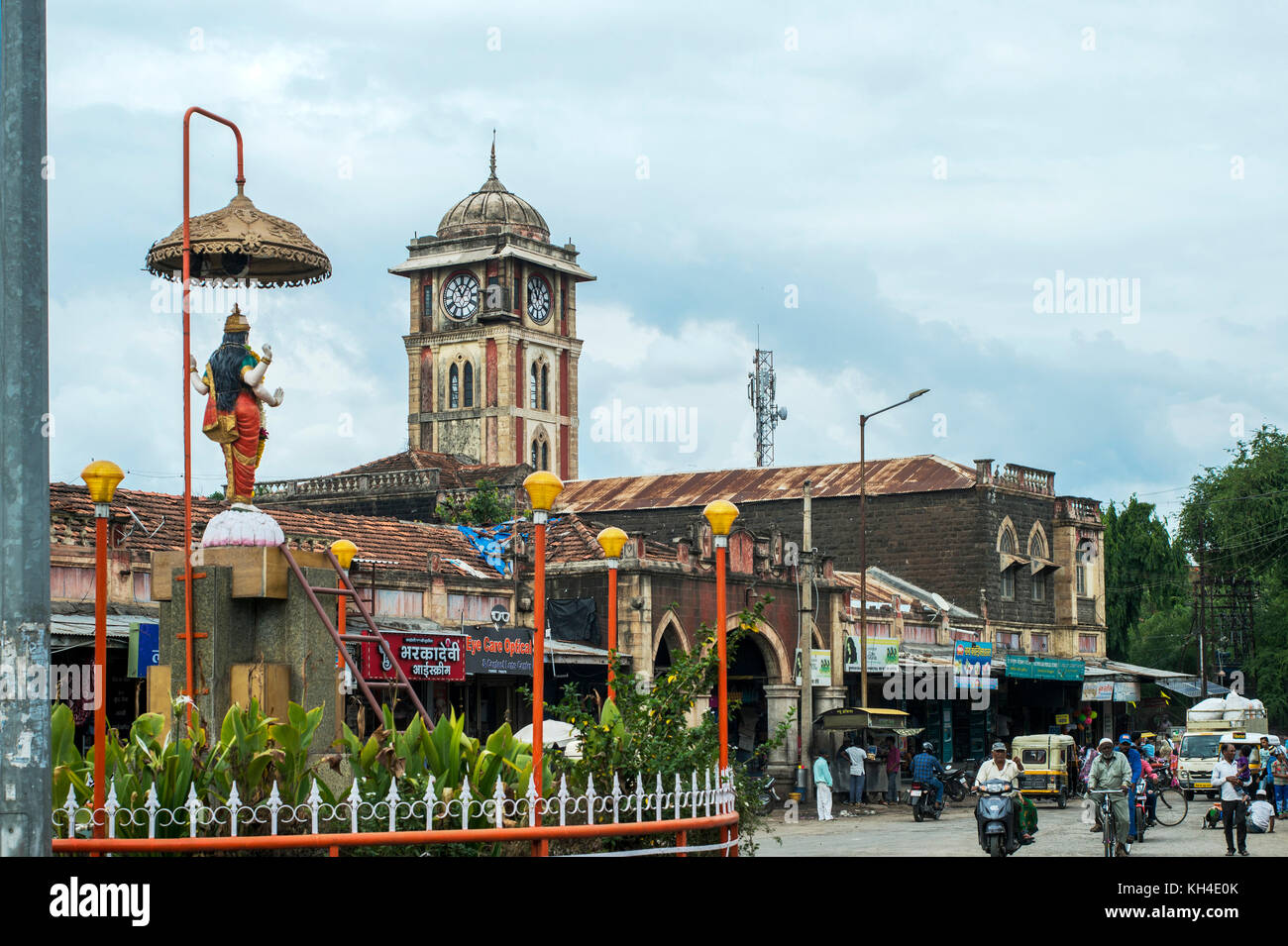 Laxmi Market Building, Miraj, Maharashtra, India, Asia Stock Photo Alamy