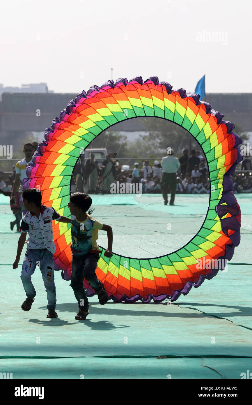 kite festival, Surat, Gujarat, India, Asia Stock Photo Alamy