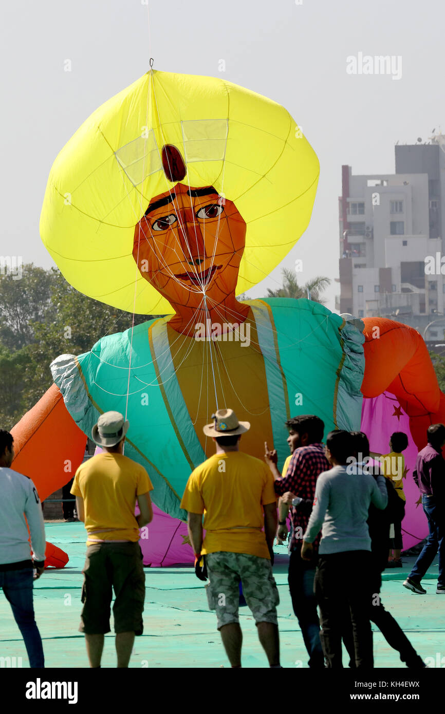 kite festival, Surat, Gujarat, India, Asia Stock Photo Alamy