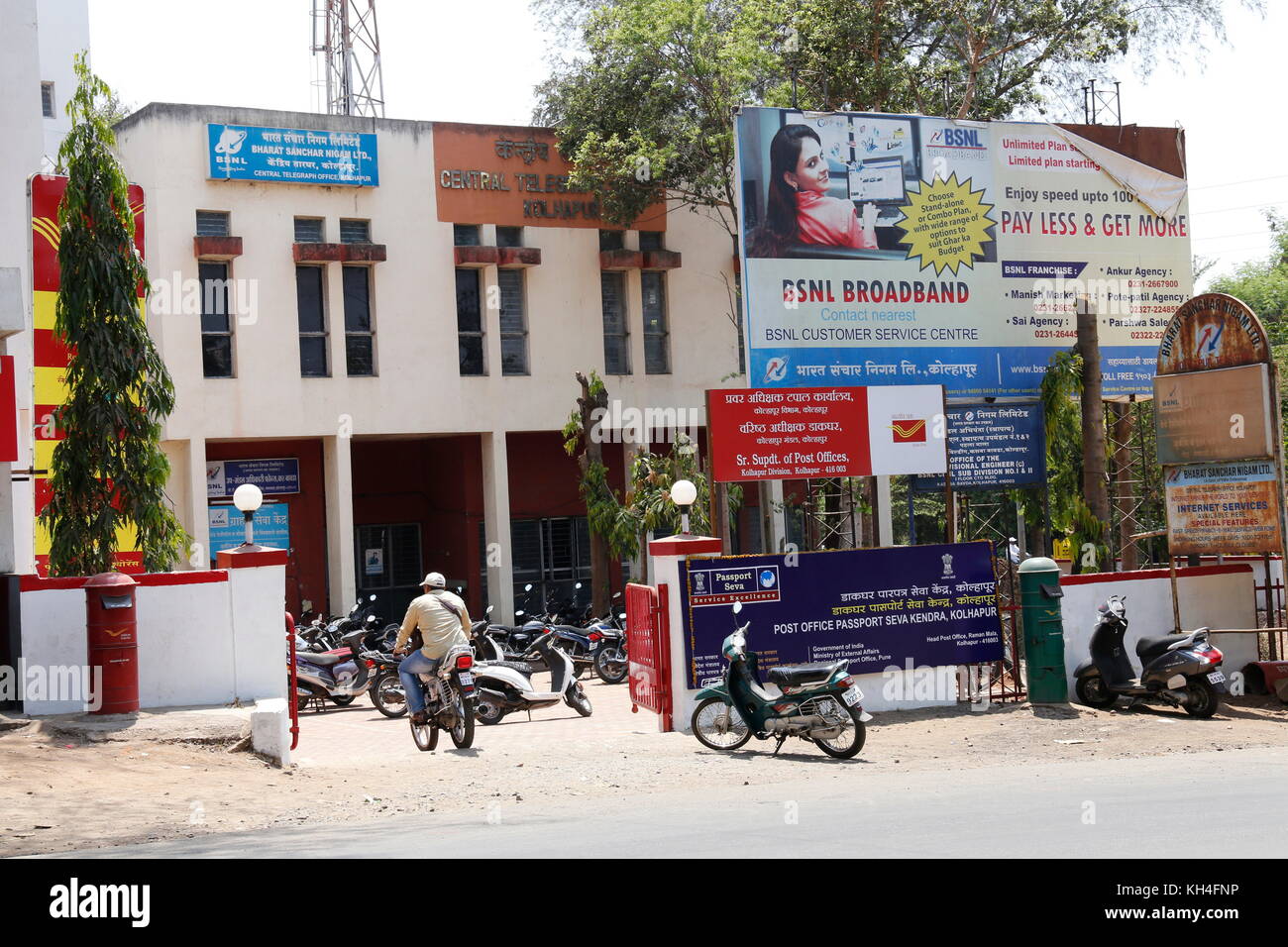 Head post office building, Kolhapur, Maharashtra, India, Asia Stock Photo