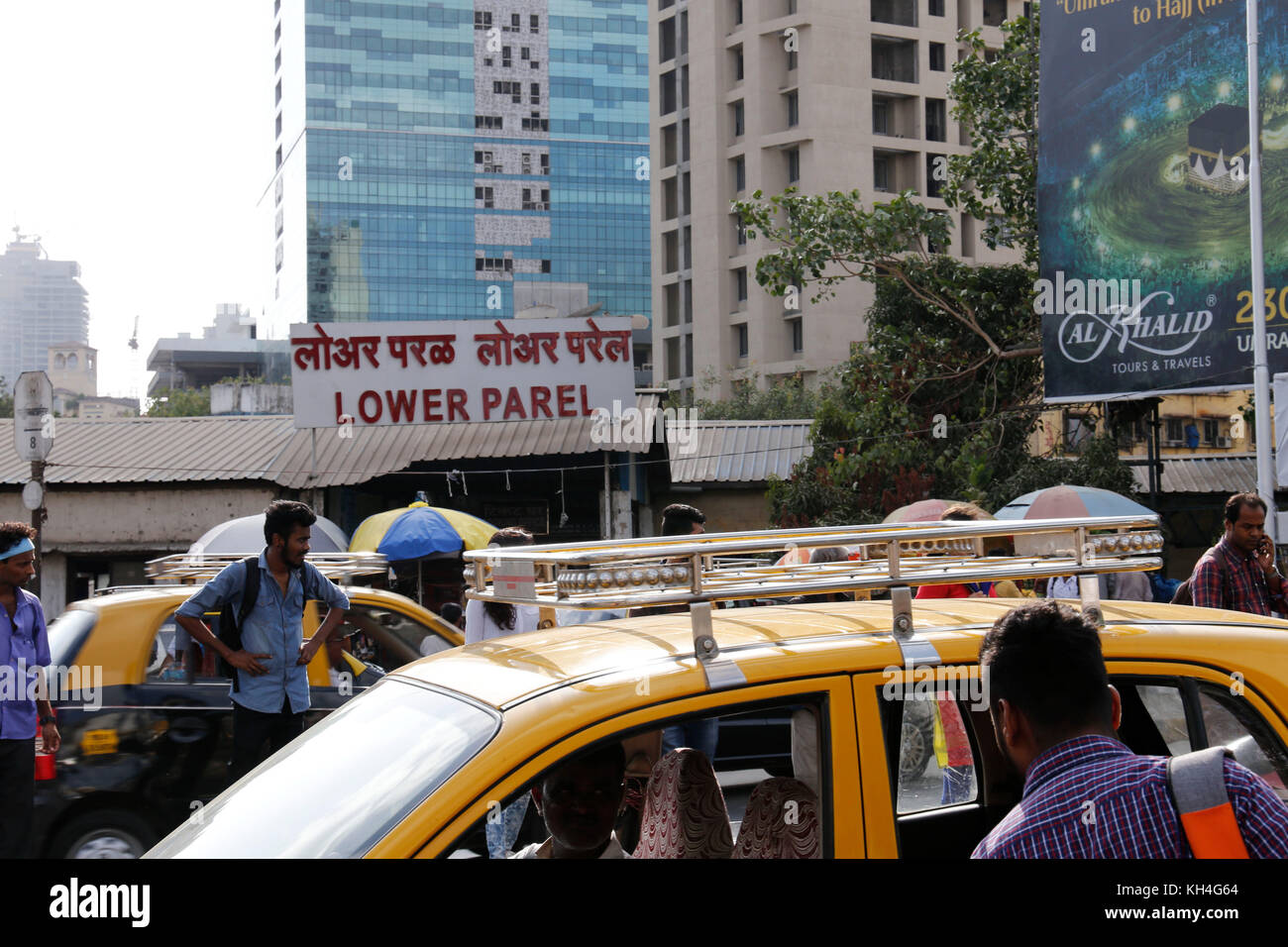 Lower Parel railway station, Mumbai, Maharashtra, India, Asia Stock