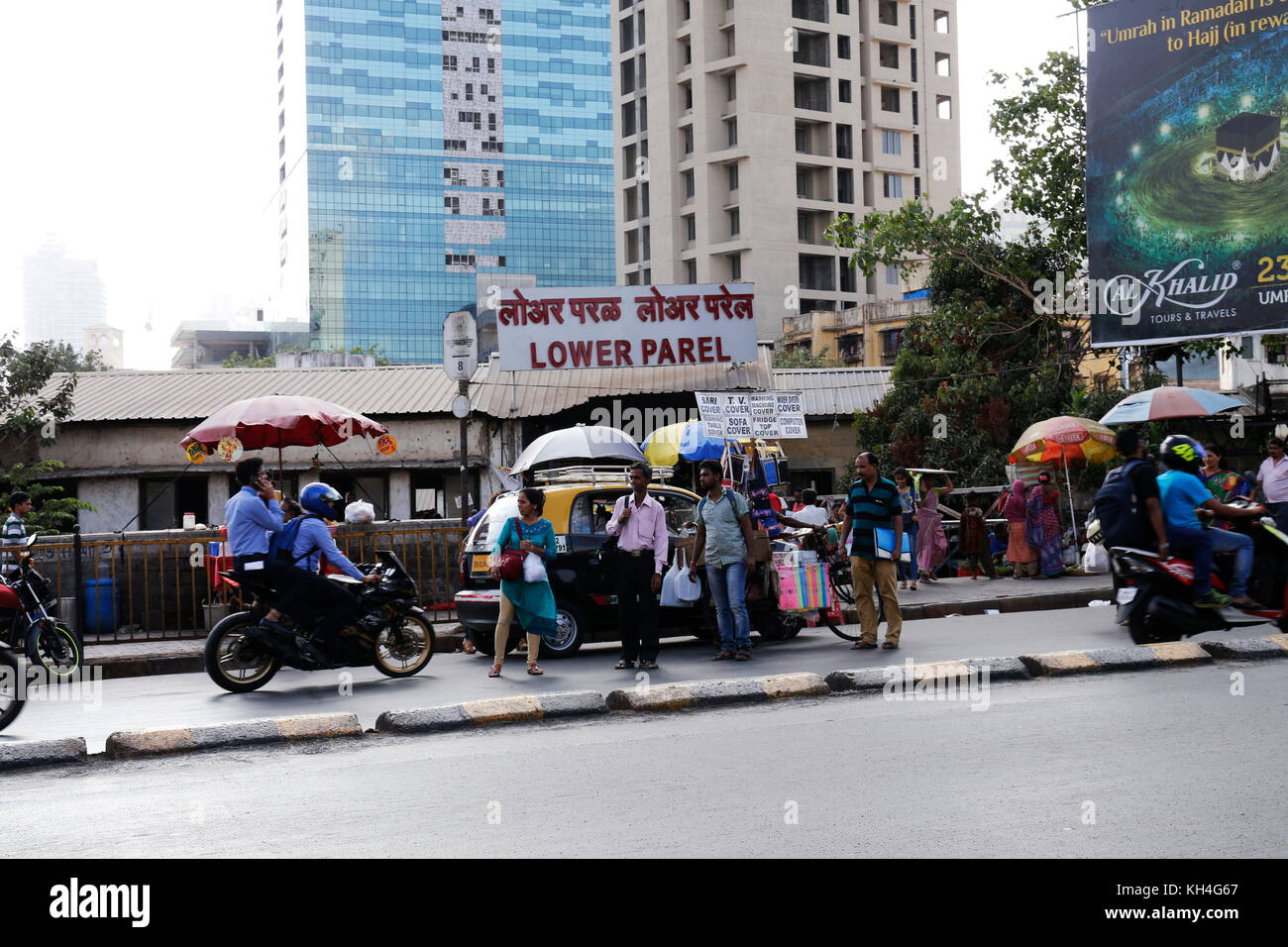 Lower Parel railway station, Mumbai, Maharashtra, India, Asia Stock