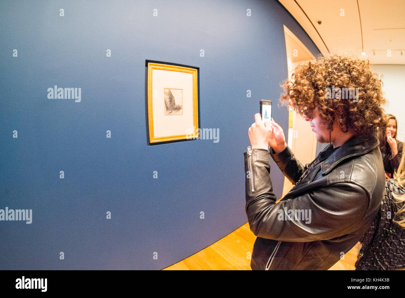 Leonardo da Vinci drawing, a drapery study for the angel in The Virgin of the Rocks (c.1491/29