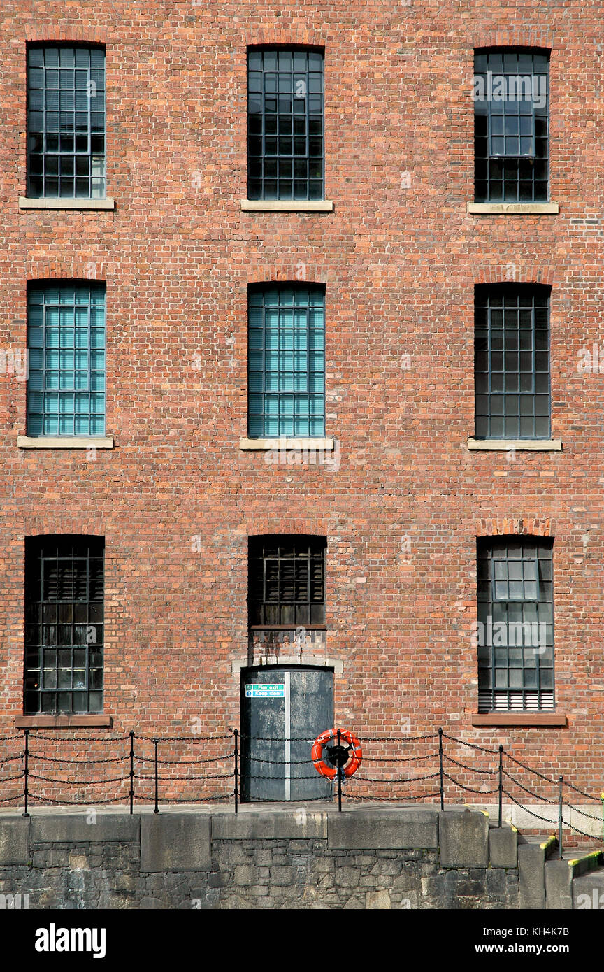 A restored warehouse building dockside in Liverpool Stock Photo Alamy