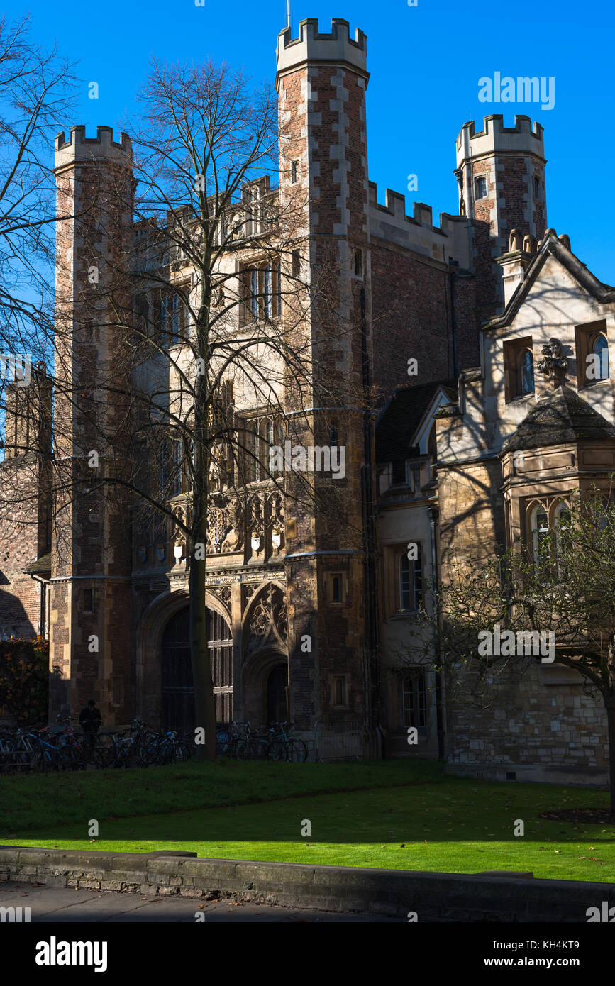 Trinity College Great Gate, University of Cambridge, Cambridgeshire, England Stock Photo