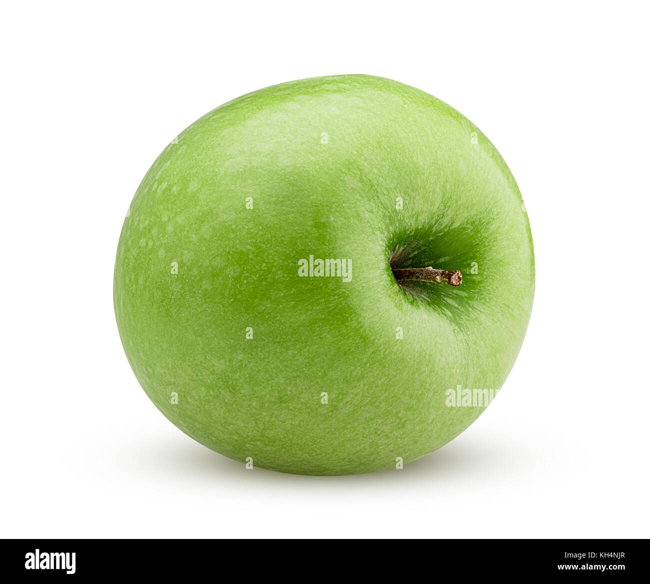 Green apple isolated on white background Clipping Path Stock Photo - Alamy